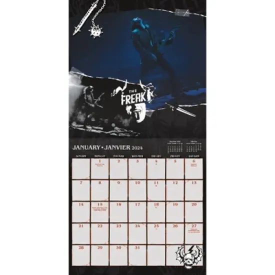 Trends International Inc. 2023-24 Wall Calendar 12"x12" Netflix Stranger Things Bilingual English/French image {1}