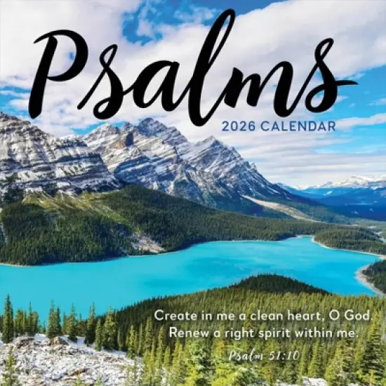 TF Publishing 13.5"x14.5" 2026 Psalms Wall Calendar image {1}
