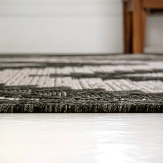 Lior Geometric Moroccan Diamond Indoor/Outdoor Area Rug - JONATHAN Y image {6}