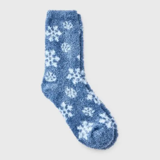 Women's Snowflake Cozy Crew Socks - Auden&trade; 4-10 image {5}