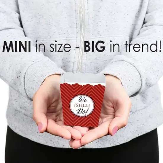 Big Dot of Happiness We Still Do - Party Mini Favor Boxes - 40th Wedding Anniversary Party Treat Candy Boxes - Set of 12 image {3}