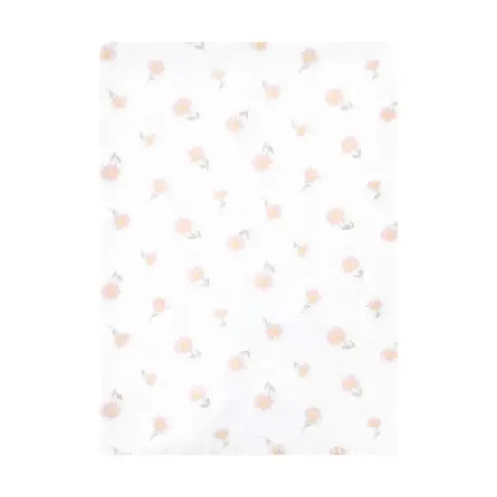 Hudson Baby Infant Girl Cotton Flannel Burp Cloths Bundle, Hummingbird Garden, One Size image {4}
