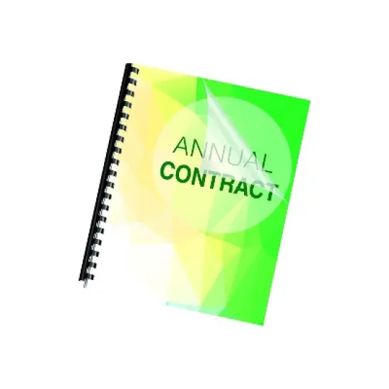 Fellowes Crystals Presentation Covers Letter Size Clear 25/Pack (52043) 789338 image {3}