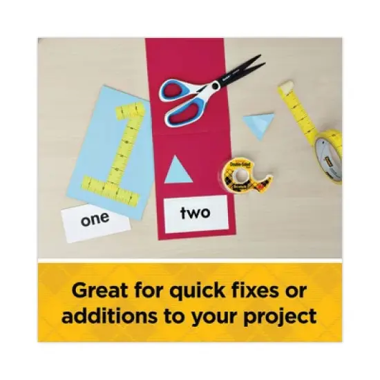 Scotch Double-Sided Tape Clear 0.75" x 36 yds - 2 tapes image {3}