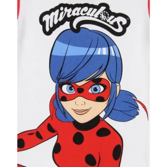 Miraculous: Tales of Ladybug & Cat Noir Girls' Tight Fit Sleep Pajama Set Red image {2}