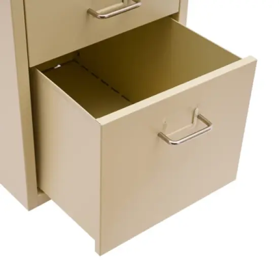 YIYIBYUS Metal File Storage Cabinet with 5 Drawers, Vertical Filing Cabinets with Wheels image {4}