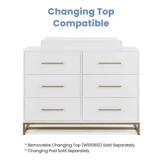 Delta Children Jade 6 Drawer Dresser image {5}