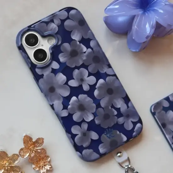 Velvet Caviar Apple iPhone 17 MagSafe Phone Case - Midnight Blossom image {6}