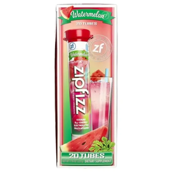 Zipfizz Watermelon , 20 Tubes, 0.39 oz (11 g) Each image {3}