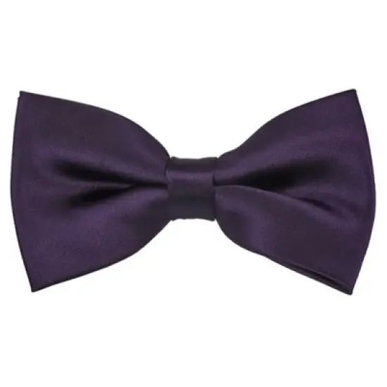 Men's Solid Color 2.5 W And 4.5 L Inch Pre-Tied adjustable Bow Ties image {54}