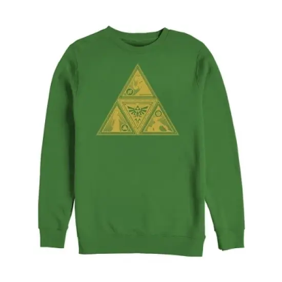 Men's Nintendo Legend of Zelda Triforce Silhouette Sweatshirt image {4}