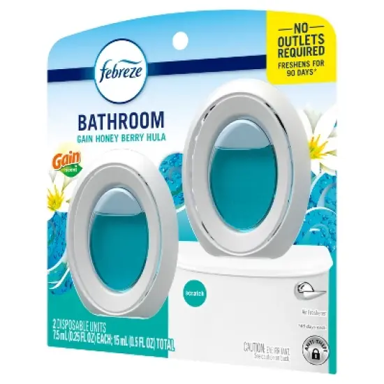 Febreze Honeyberry Hula Bathroom Air Freshener - 2ct image {11}