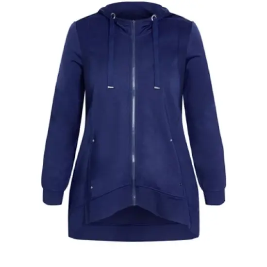 Women's Plus Size Weekender Bamboo Jacket - navy | Amber & Vanilla image {2}
