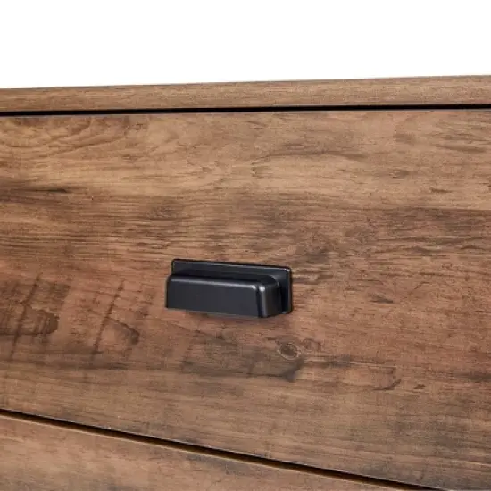 Brooklyn Sideboard with Metal Legs and Handles Brown - Teamson Home image {7}