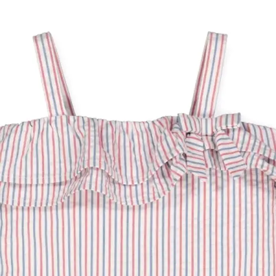 Hope & Henry Girls' Ruffle Edge Romper, Infant image {1}