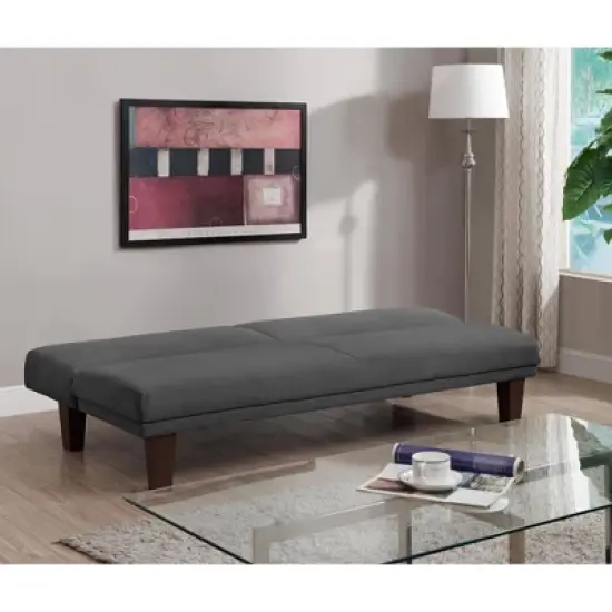Delia Convertible Futon Sofa Microfiber - Room & Joy image {3}