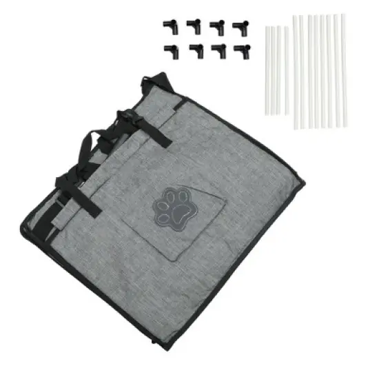 Unique Bargains Breathable Mesh Pet's Car Seat Cover Gray 1 Pc image {3}