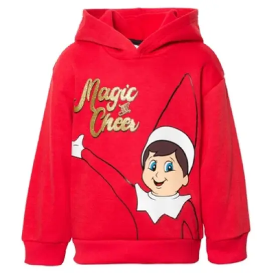 The Elf on the Shelf Fleece Pullover Hoodie and Pants Outfit Set Toddler to Big Kid image {2}