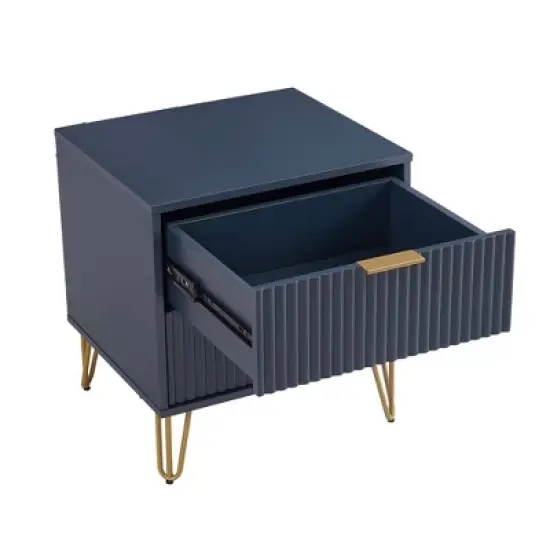 Manhattan Comfort Dumbo 2pc Modern 3 Drawer Dresser and 2 Drawer Nightstand Set image {10}