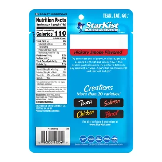StarKist Tuna Creations Hickory Smoked Pouch - 2.6oz image {1}