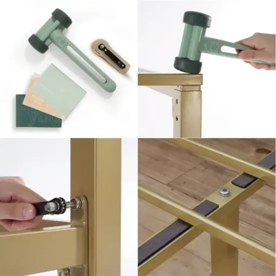 Patricia Canopy Bed Frame - Zinus image {4}