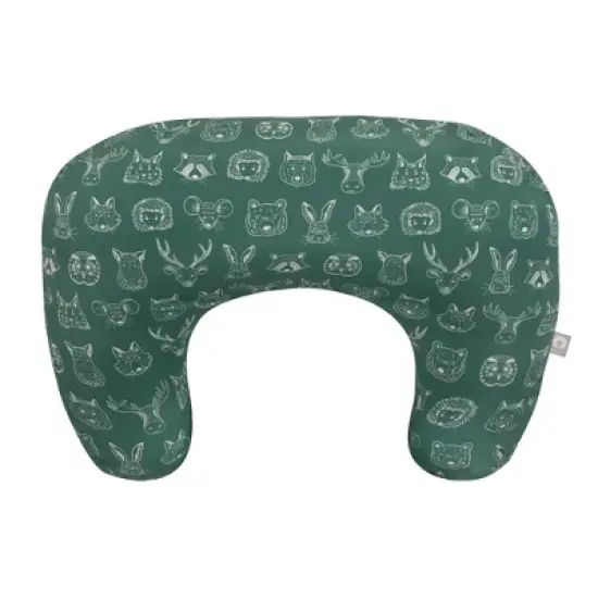 Boppy Nursing Pillow - Green Animal Sketches image {5}
