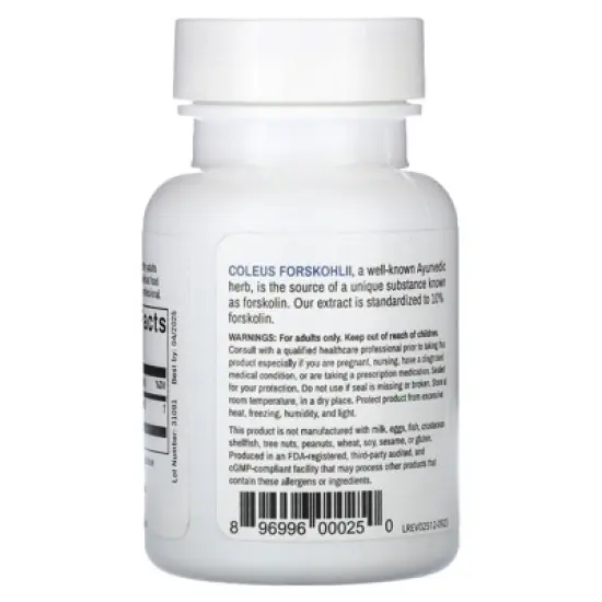 Advance Physician Formulas Coleus Forskohlii Extract, 100 mg, 60 Vegetable Capsules image {2}
