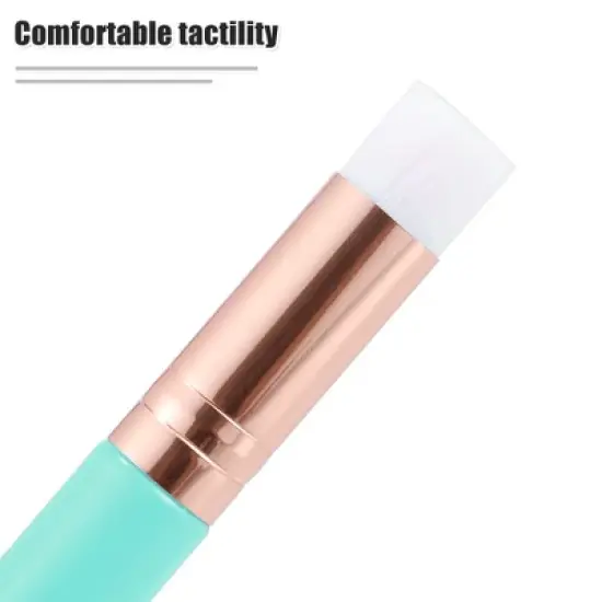 Unique Bargains 20 Pcs Makeup Brush Set, Travel Blending Foundation Contour Concealer Blusher Brush 10.3x1.4cm image {4}