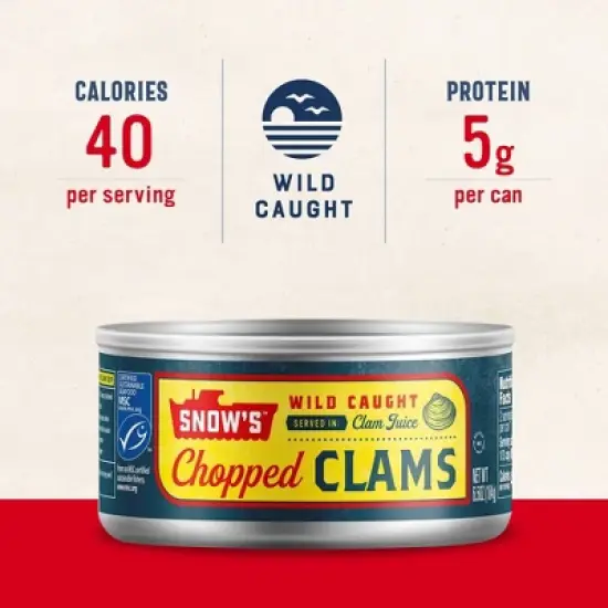 Snow's Chopped Clams - 6.5oz image {5}