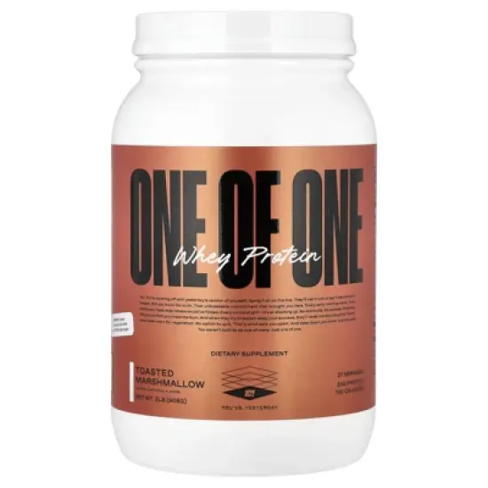 ONE OF ONE Whey Protein, Toasted Marshmallow, 2 lb (908 g) image {4}