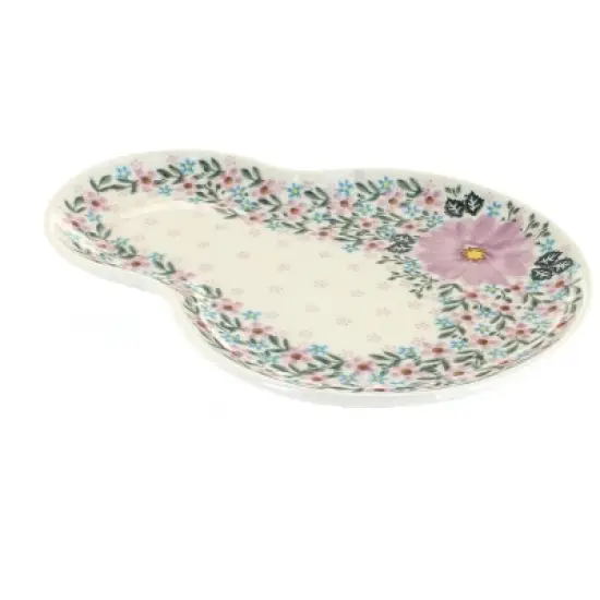 Blue Rose Polish Pottery 209 Vena Breakfast Plate image {3}