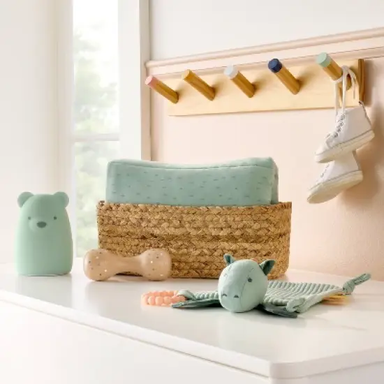 Wooden Baby Rattle - Dots - Cloud Island&trade; image {1}