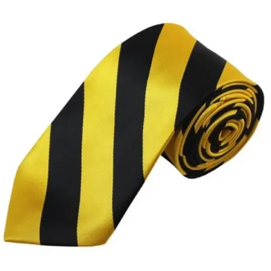 Men's 2.75 W And 58 L Inch With 0.75 Inch Stripe Width College Stripe Slim Woven Necktie image {24}