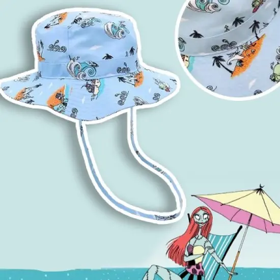 Disney Nightmare Before Christmas Pineapple Jack Adult Summer Bucket Sun Hat image {4}