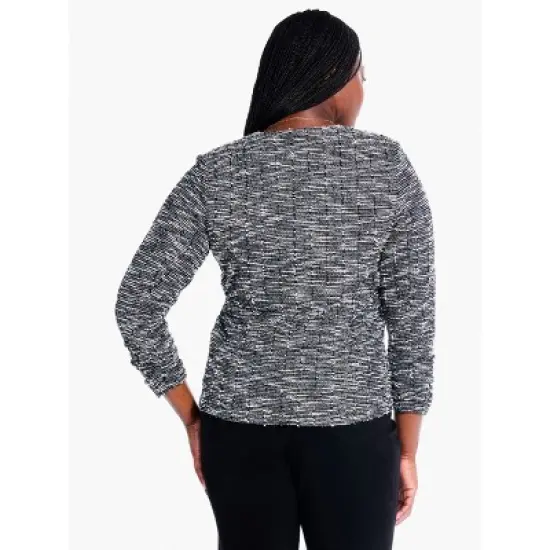 NIC + ZOE Starry Sky Knit Jacket image {6}