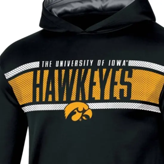NCAA Iowa Hawkeyes Boys' Poly Hooded Sweatshirt image {2}