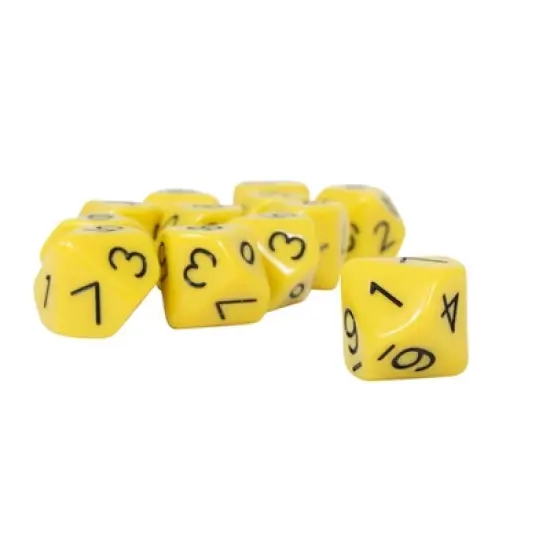 Learning Advantage 10-Sided Polyhedra Dice, 12 Per Pack, 3 Packs image {2}