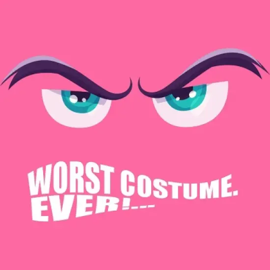 Women's Design By Humans Worst Costume Ever (Halloween) By Editive Racerback Tank Top image {1}