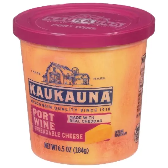 Kaukauna Port Wine Spreadable Cheese - 6.5oz image {2}