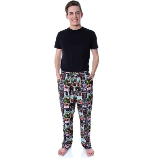 Star Wars Men's Comic Book Allover Pattern Sleep Lounge Pajama Pants Classic Comic Panels image {1}