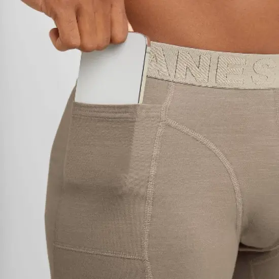 Hanes Premium Men's Explorer Trunks 2pk - Purple/Khaki image {4}