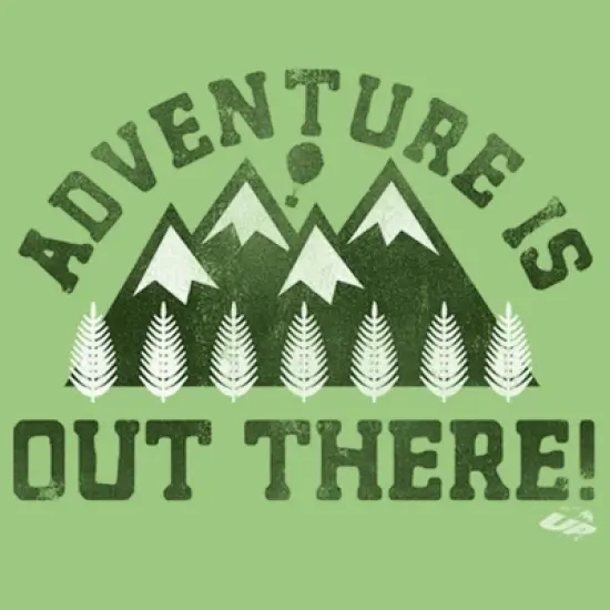 Girl's Up Adventure Is Out There Mountains T-Shirt image {1}