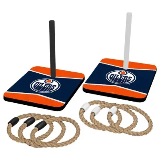 NHL Edmonton Oilers Quoits Ring Toss Game Set image {1}