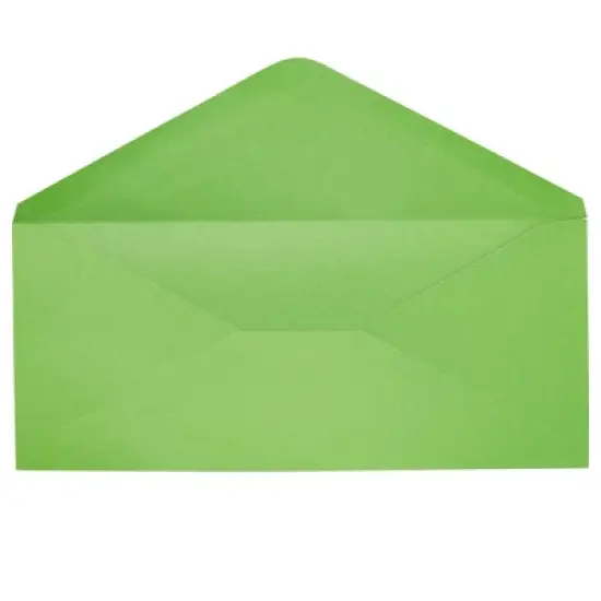 Paper Junkie 200 Pack Bulk #10 Green Envelopes with Gummed Seal, Business Size Invitations Letters, Greeting Cards, 4.13 x 9.5 in image {7}