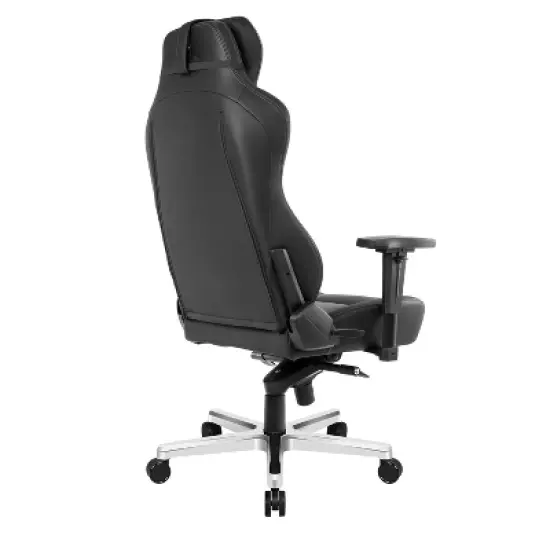 AKRacing Office Series Onyx Deluxe Computer Chair, Black Real Leather (AK-ONYXDELUXE) image {3}
