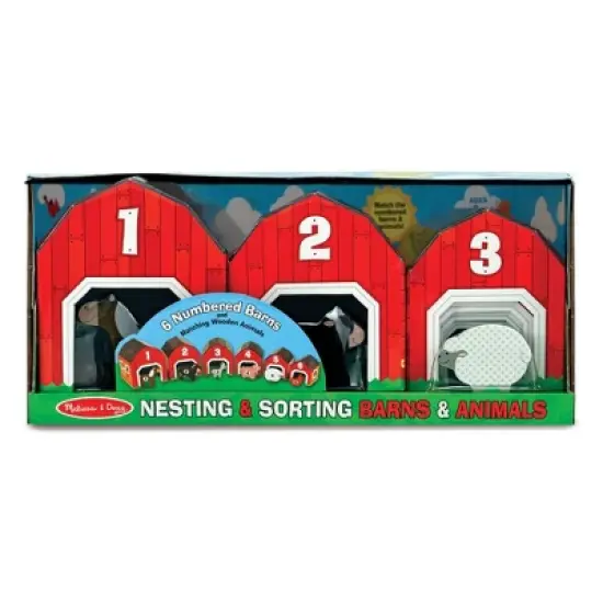 Melissa & Doug Nesting & Sorting Barns & Animals image {3}