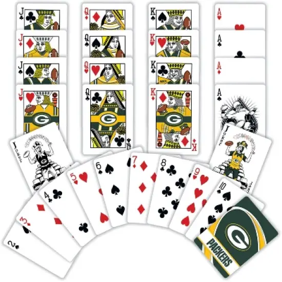 MasterPieces Officially Licensed NFL Green Bay Packers Playing Cards - 54 Card Deck for Adults image {2}