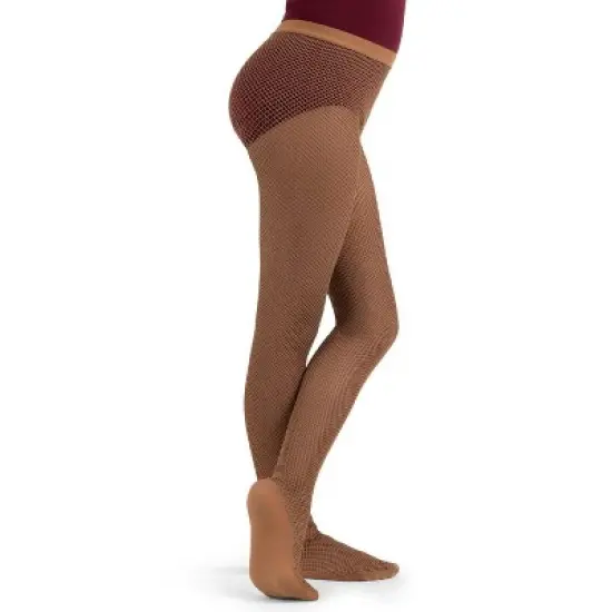 Capezio Professional Fishnet Seamless Tight - Girls image {1}