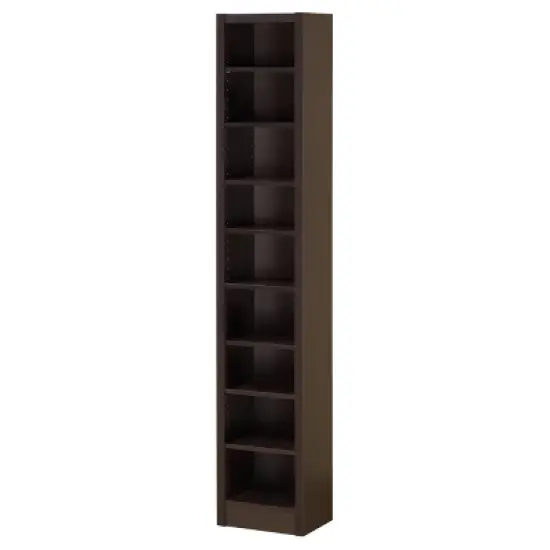 70.75" Modern 9 Shelf Bookcase Cappuccino - Coaster image {2}