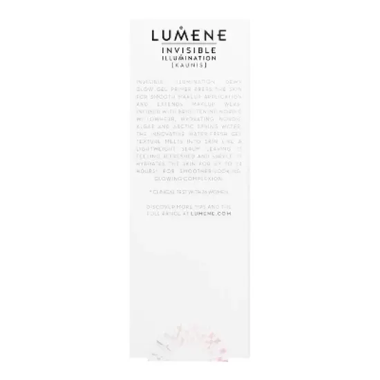 Lumene Invisible Illumination Dewy Glow Gel Primer - 1 fl oz image {4}